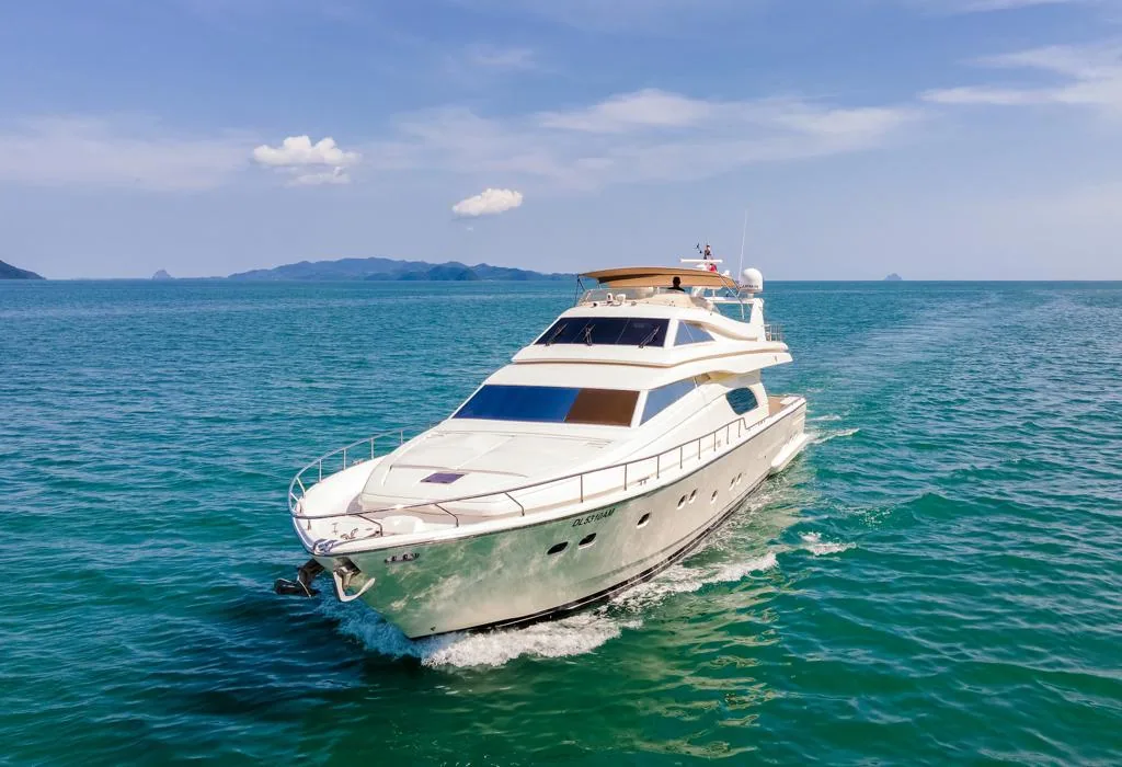 Ferretti 80, 80ft motor yacht for charter in Phuket — view 4