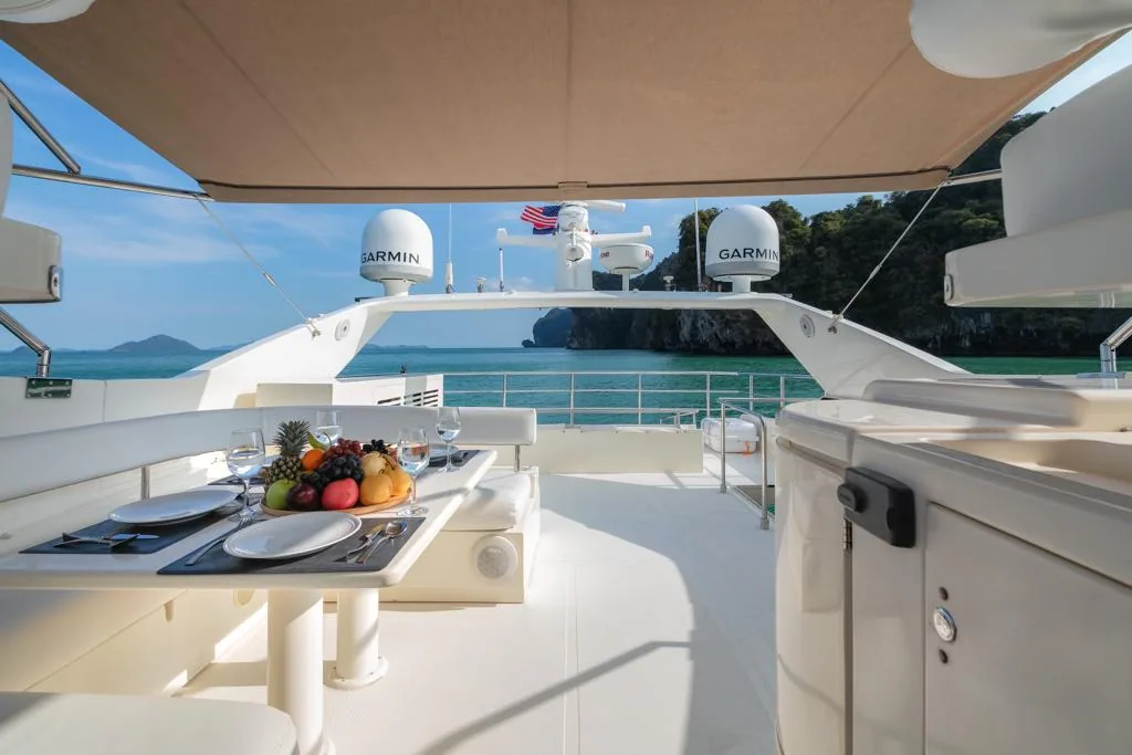 Ferretti 80, 80ft motor yacht for charter in Phuket — view 11