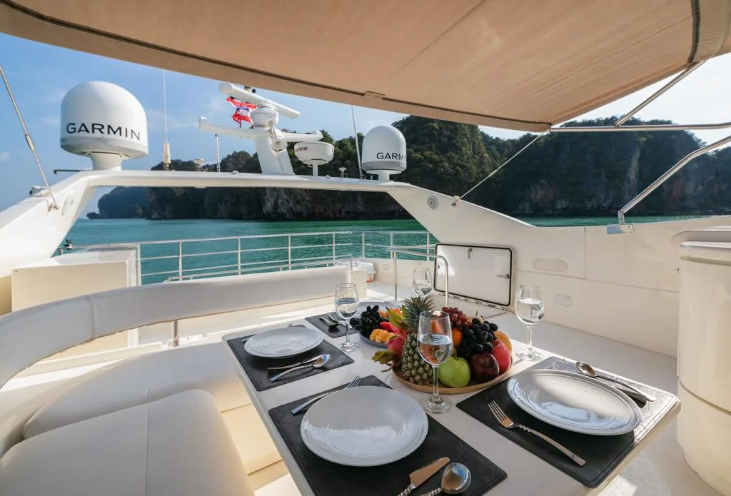 Ferretti 80, 80ft motor yacht for charter in Phuket — view 12