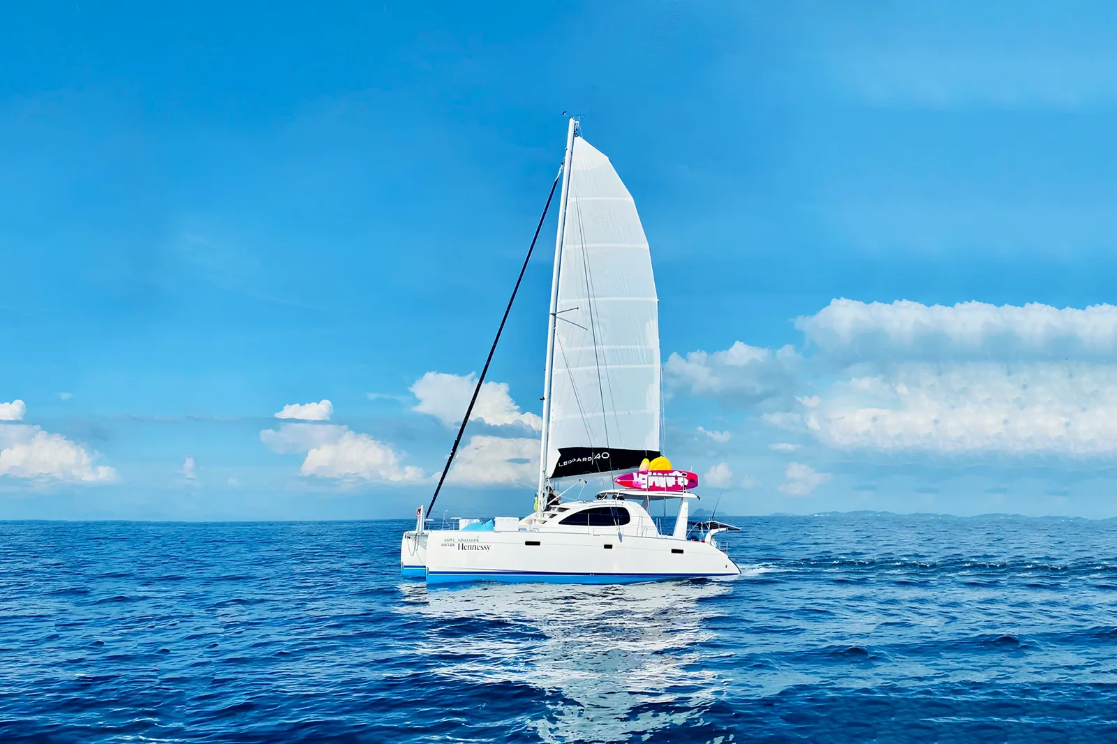 Hennessy 40 40ft power catamaran yacht charter in Phuket