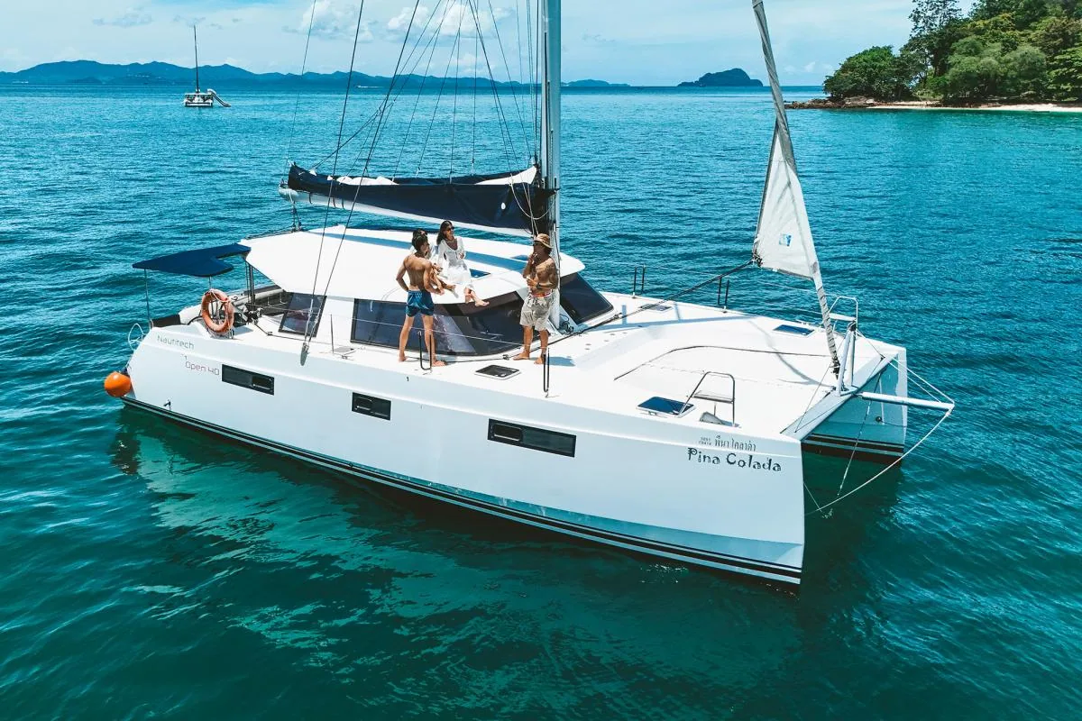 Nautitech 40 40ft sailing catamaran yacht charter in Phuket