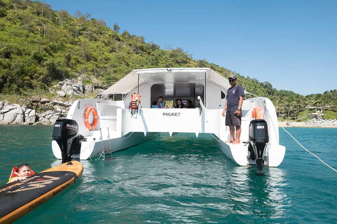 Power Cat 36 36ft power catamaran yacht charter in Phuket