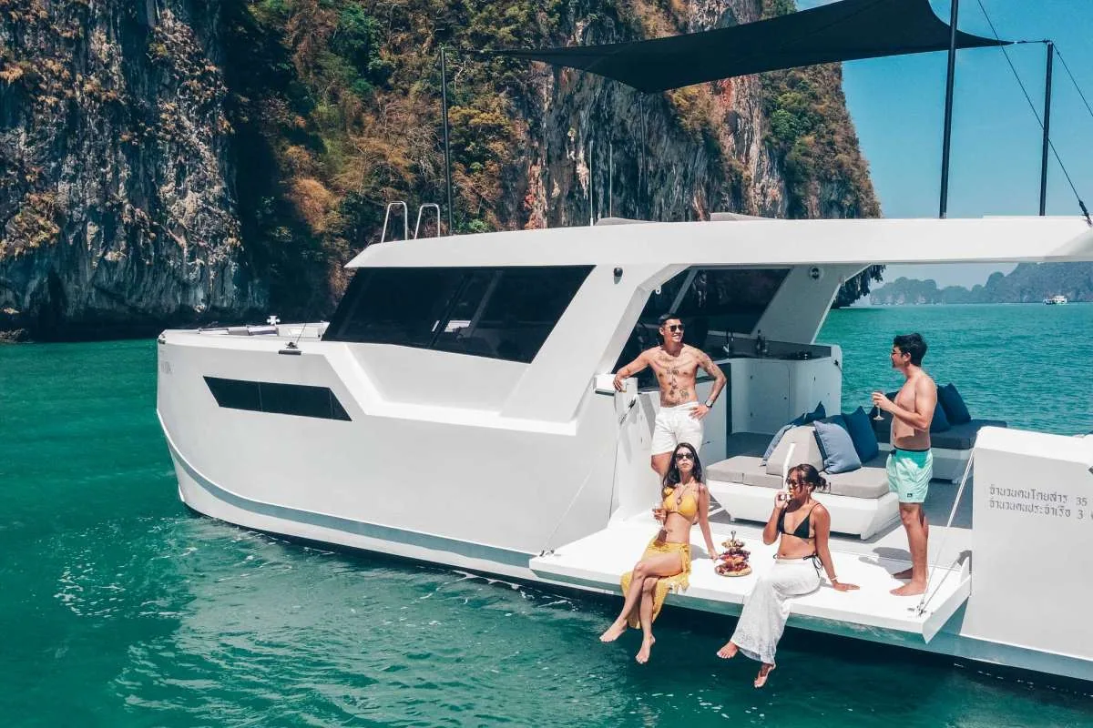 Prada 50, 50ft power catamaran for charter in Phuket — view 5