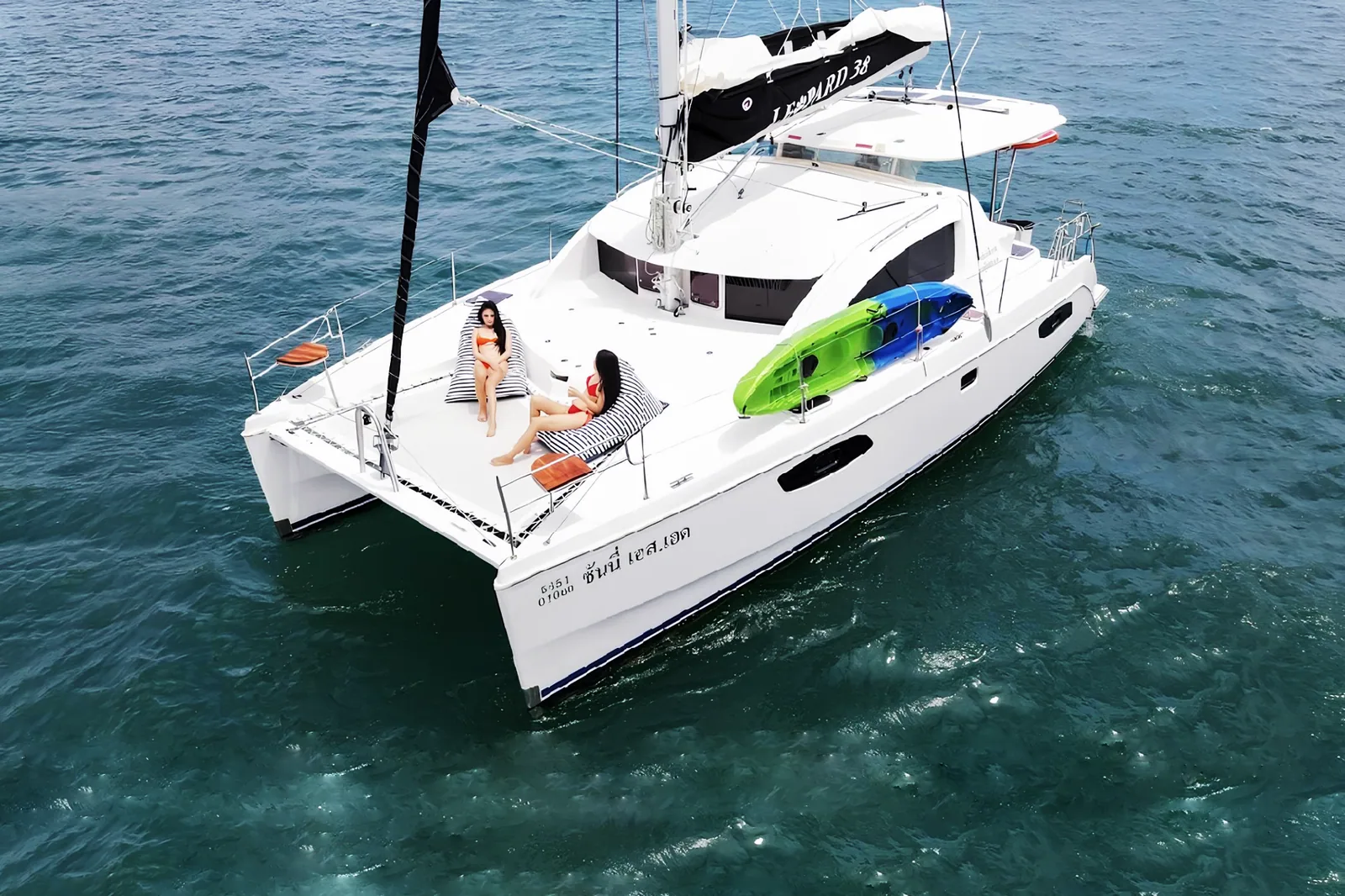 Sanny 38 38ft power catamaran yacht charter in Phuket