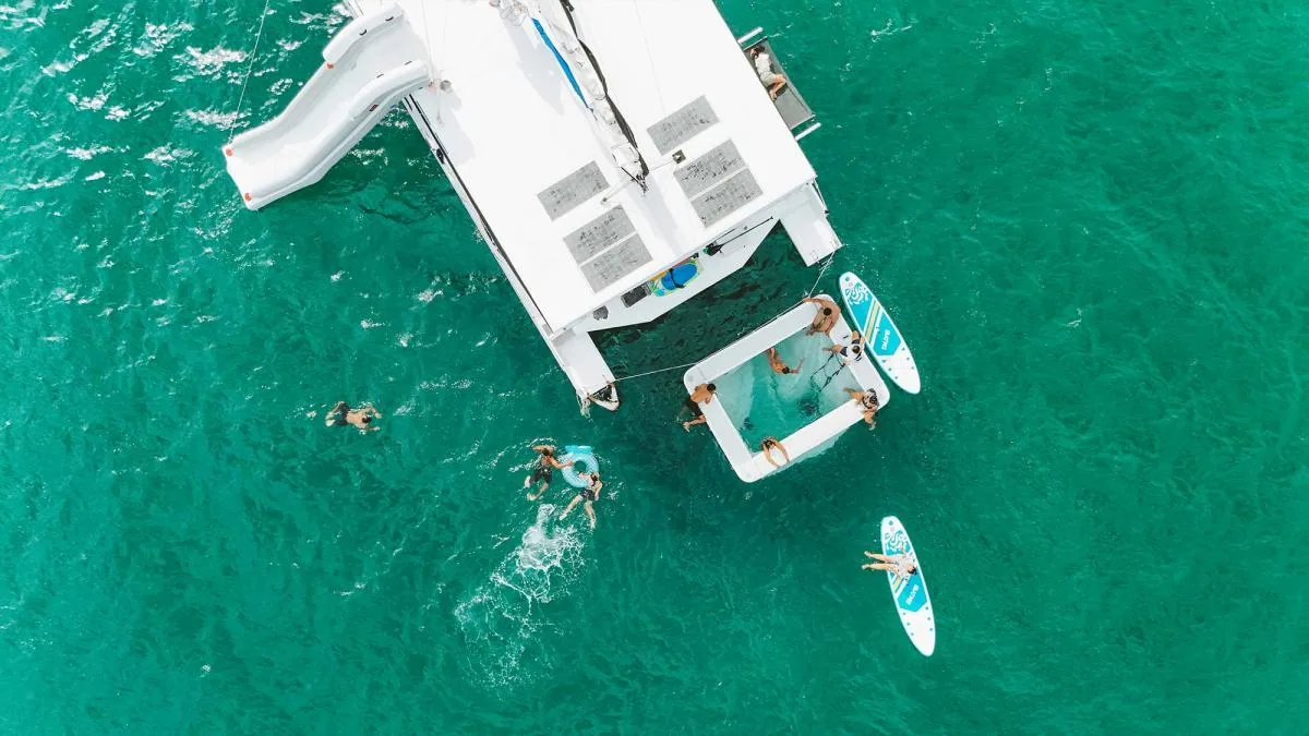 Satisfaction 55, 55ft party catamaran for charter in Phuket — view 8