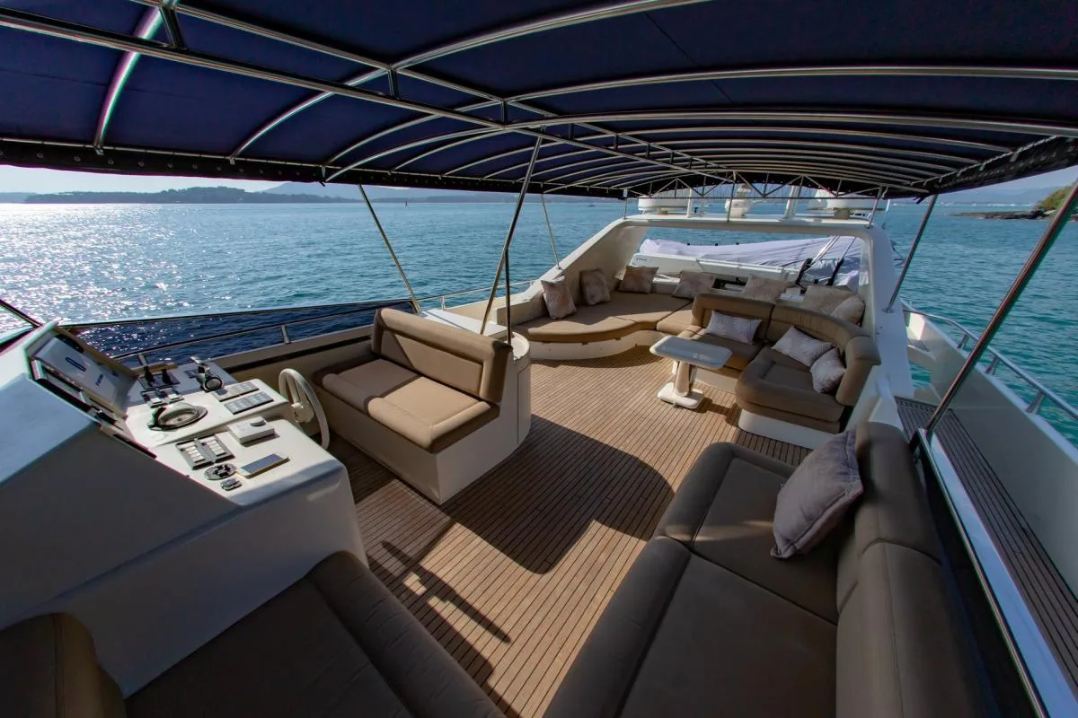 Technema 89, 89ft motor yacht for charter in Phuket — view 7