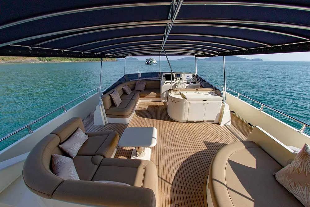 Technema 89, 89ft motor yacht for charter in Phuket — view 9