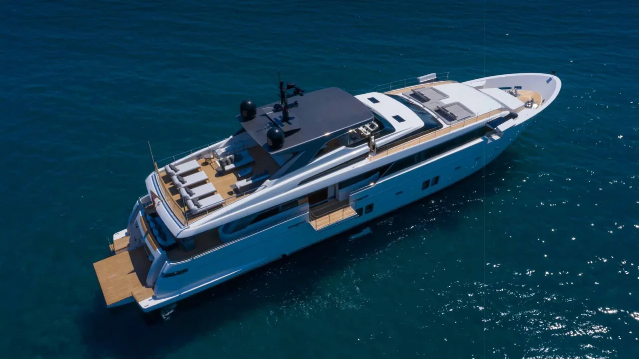 Henley Voyages superyacht cruising the Andaman Sea at golden hour